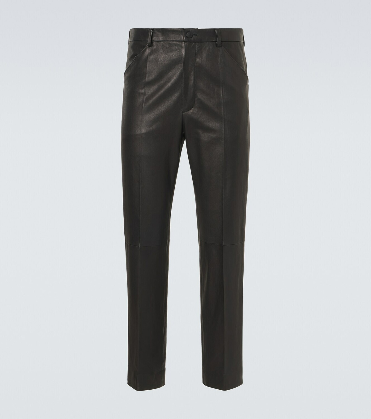 Auralee Leather straight pants Auralee