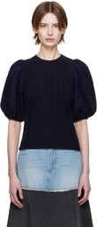 SEA NY Navy Myra Sweater