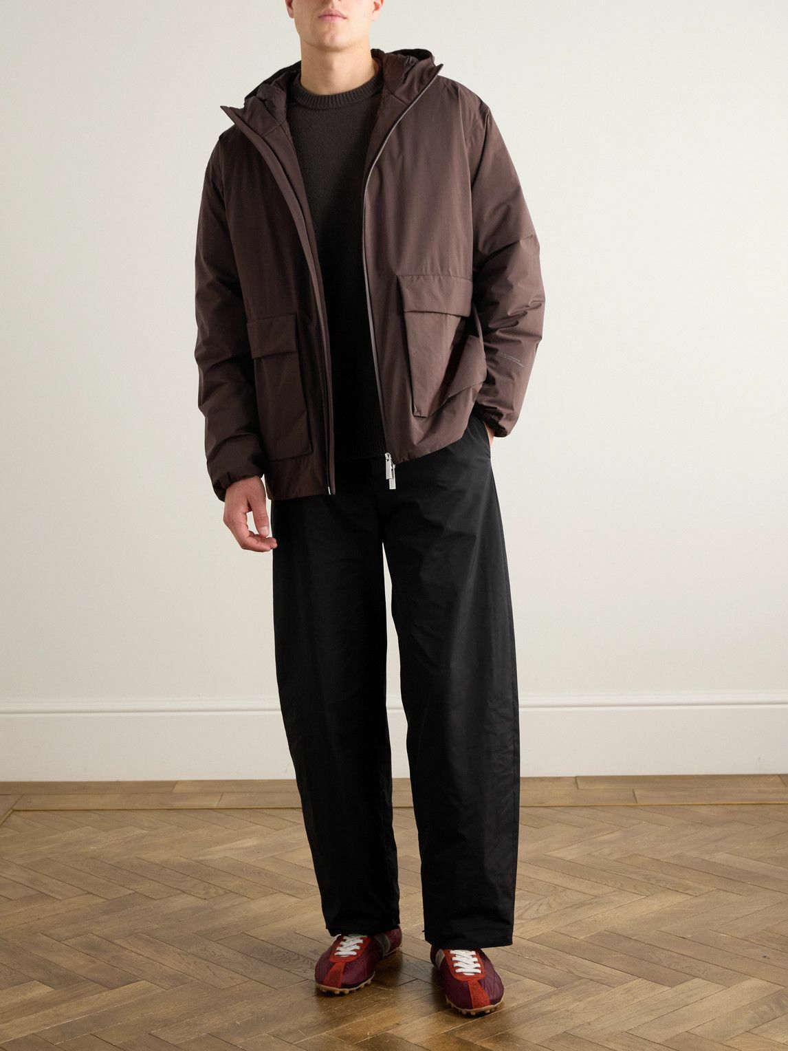 Laminar - Shell Hooded Parka - Brown