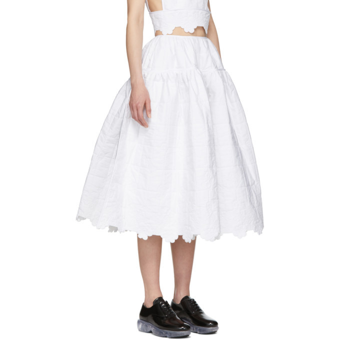 Cecilie Bahnsenrosie Quilted Cotton Skirt