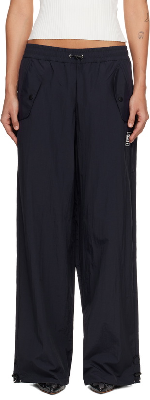 Photo: Off-White Black Active Double Arrow Nylon Track Pants