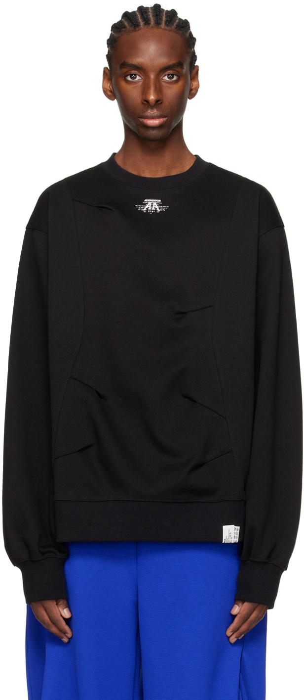 Photo: ADER error Black Embroidered Sweatshirt