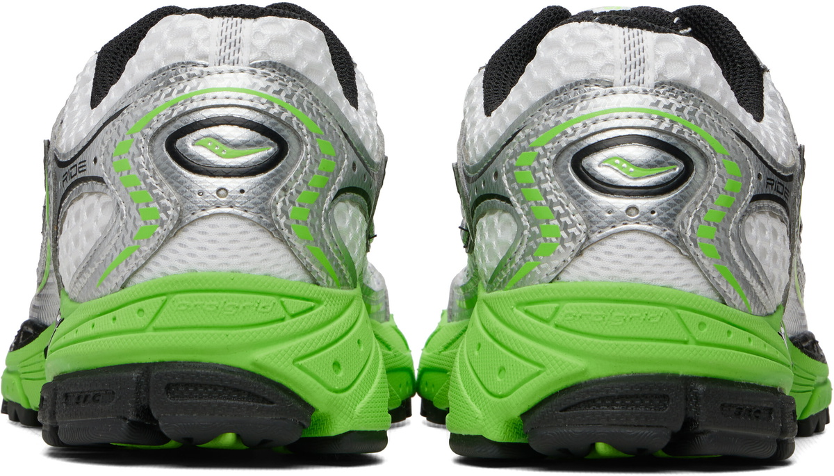 Saucony White ProGrid Ride 1 Sneakers