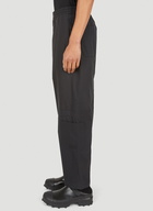 Elasticated Waist Track Pants in Black