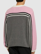 MSGM Striped Intarsia Knit Sweater