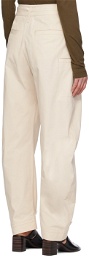 LEMAIRE Off-White Tapered Trousers