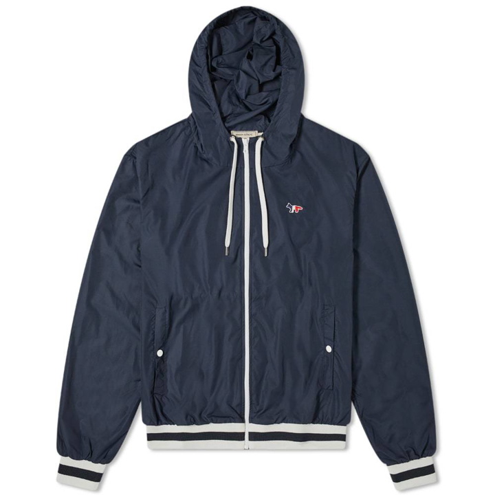 Photo: Maison Kitsuné Tricolour Fox Hooded Windbreaker