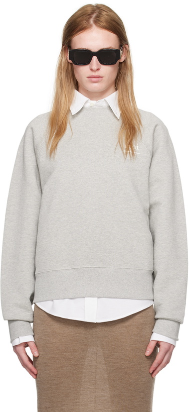 Photo: AMI Paris Gray Crewneck Sweatshirt