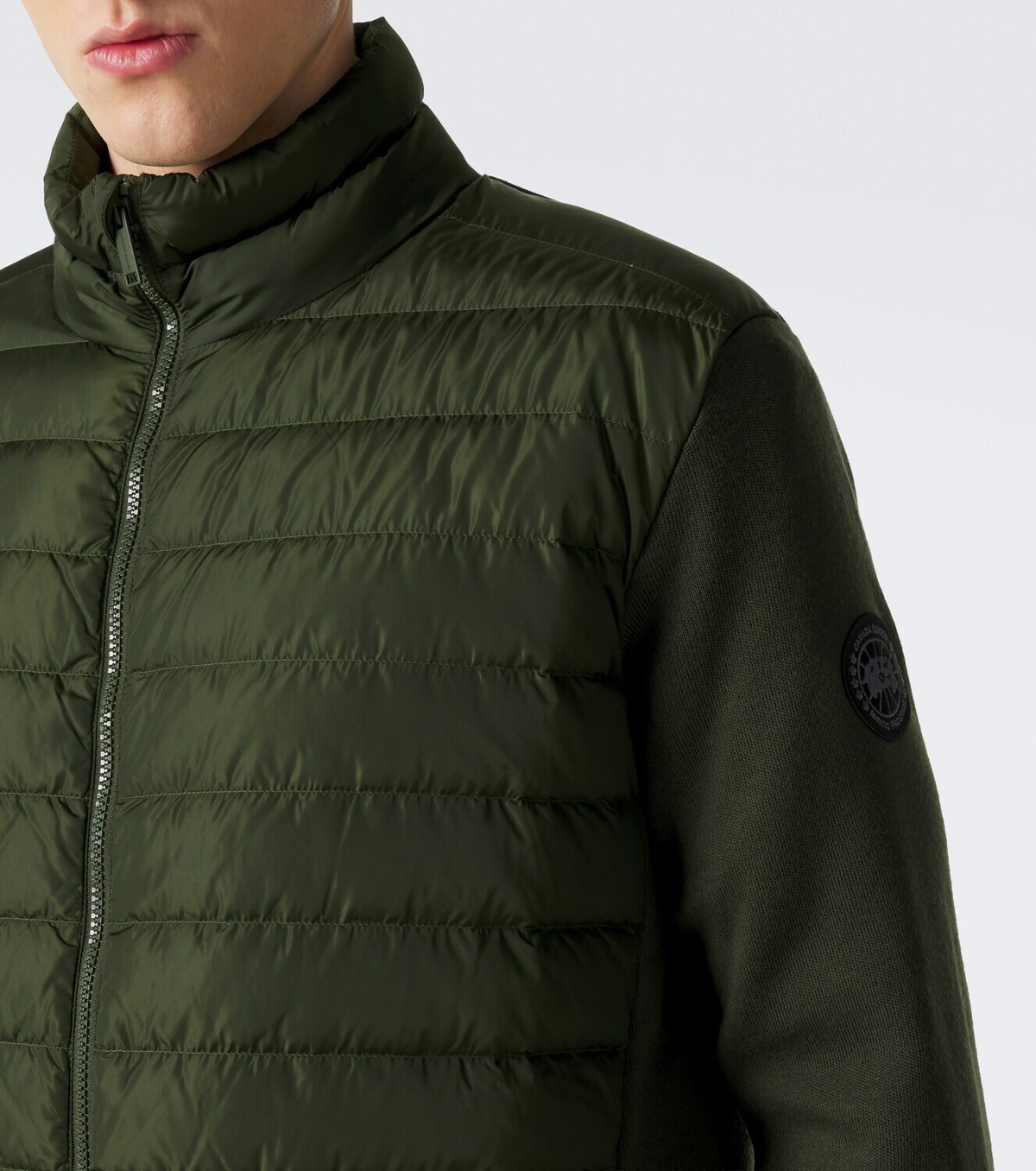 Canada Goose Hybridge Flavio down-paneled wool cardigan