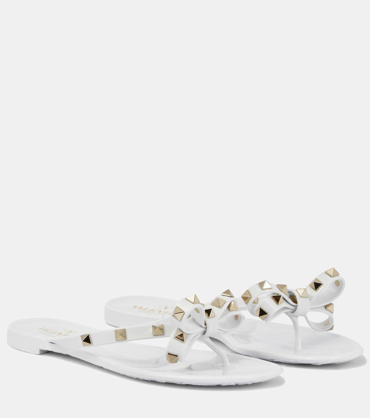 Valentino pvc best sale flip flops