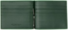 Bottega Veneta Green Bill Clip Wallet