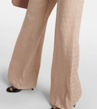 Valentino Toile Iconographe silk wide-leg pants