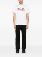 Moncler White Logo-Print T-Shirt