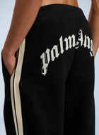 Palm Angels Curved Logo Track Sweatpants
