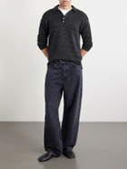 Inis Meáin - Honda 50 Linen Polo Shirt - Gray