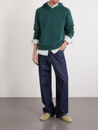 Acne Studios - Logo-Appliquéd Cashmere-Blend Hoodie - Green