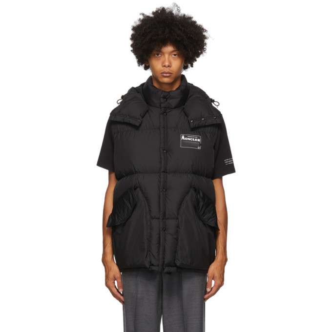 Moncler Genius 7 Moncler Hiroshi Fujiwara Black Down Kyle Gilet