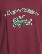 Lacoste Mens T-shirt Burgundy