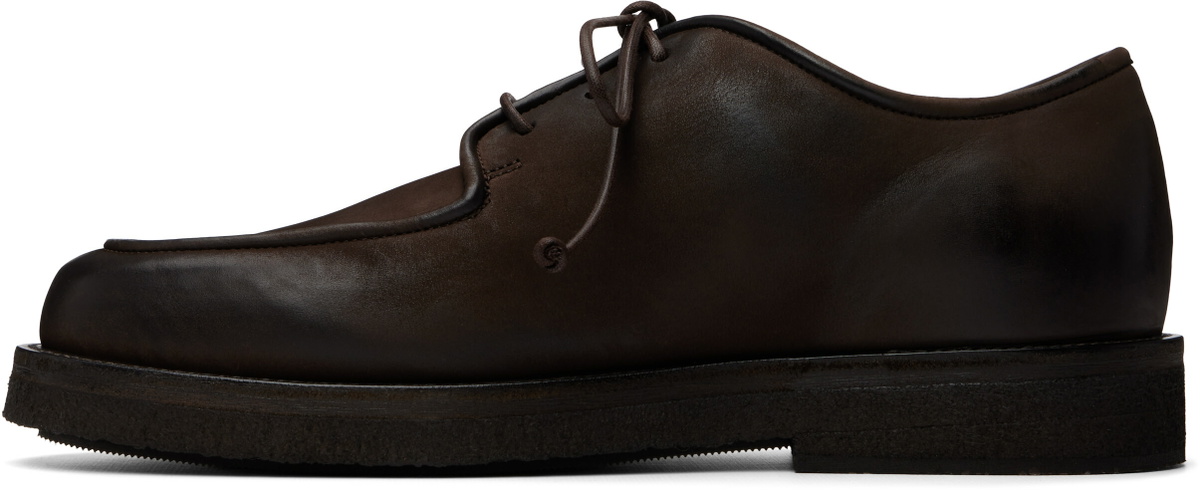 Marsèll Brown Moccar Leather Oxfords