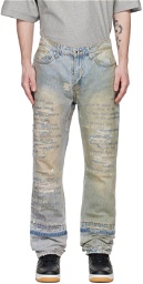 Who Decides War by MRDR BRVDO Blue Ashes To Ashes Jeans