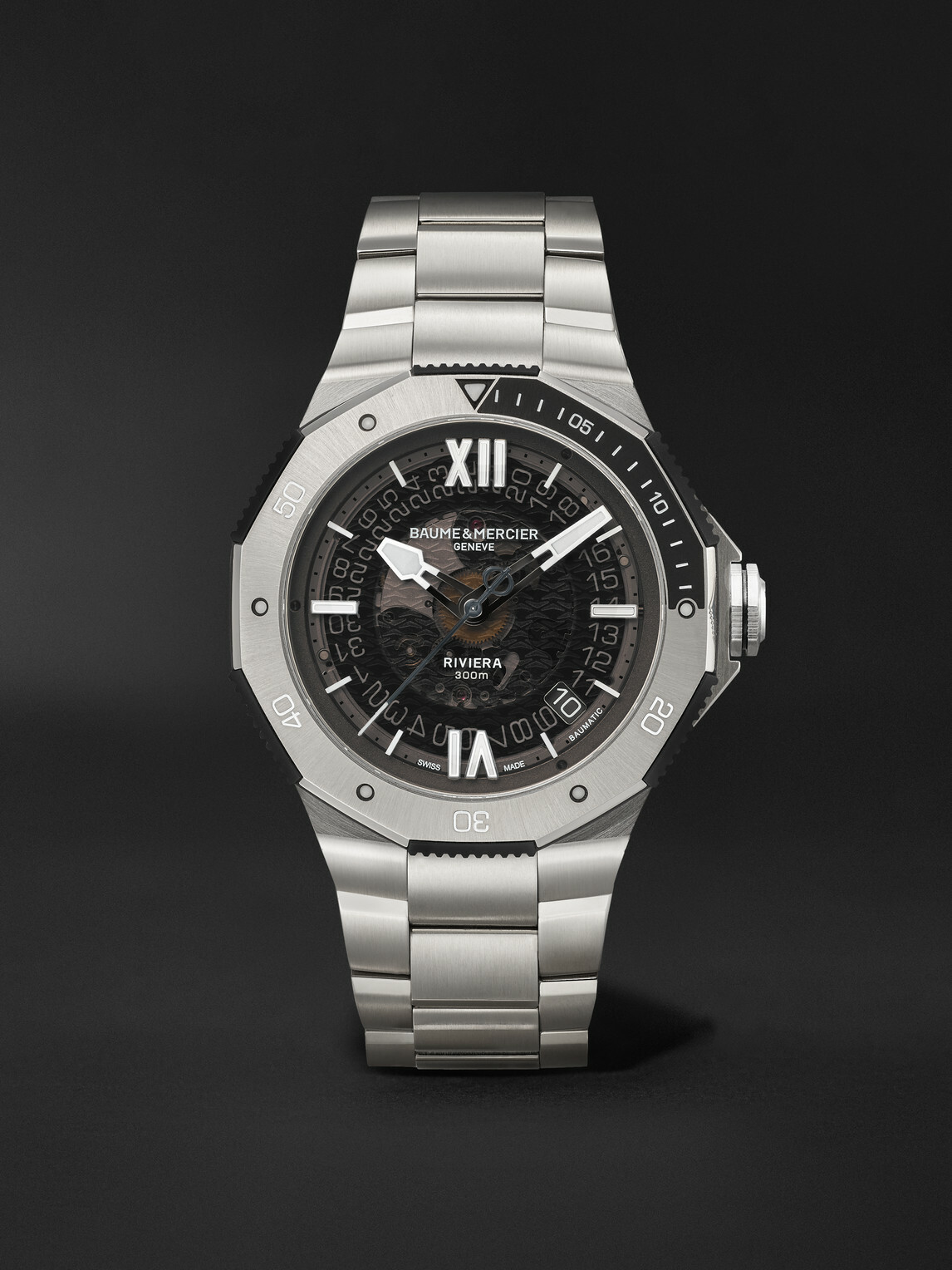Baume & Mercier - Riviera Automatic Stainless Steel Watch, Ref. 10717