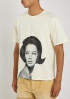 Wales Bonner Selah Printed Cotton T-shirt Ivory