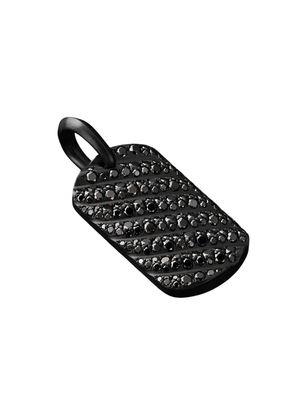 Photo: David Yurman - Chevron Titanium Diamond Pendant