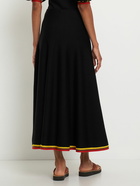 GABRIELA HEARST - Mira Mid Rise Wool Knit Midi Skirt