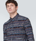 Missoni Zig Zag cotton-blend shirt