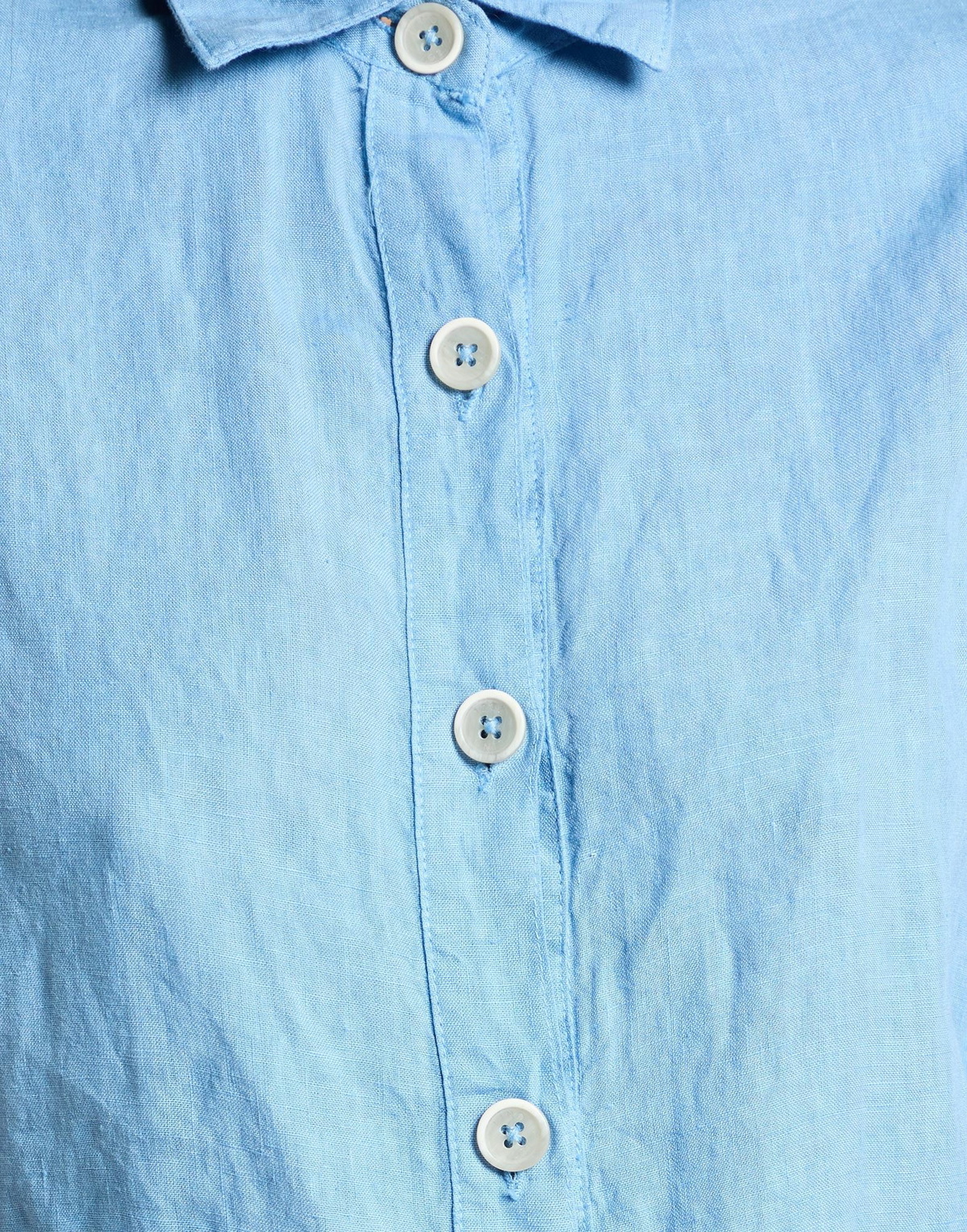 120% Lino Womens Playsuit Light in Blue