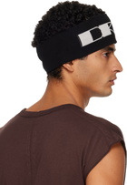 Rick Owens DRKSHDW Black Concordians Cotton Headband