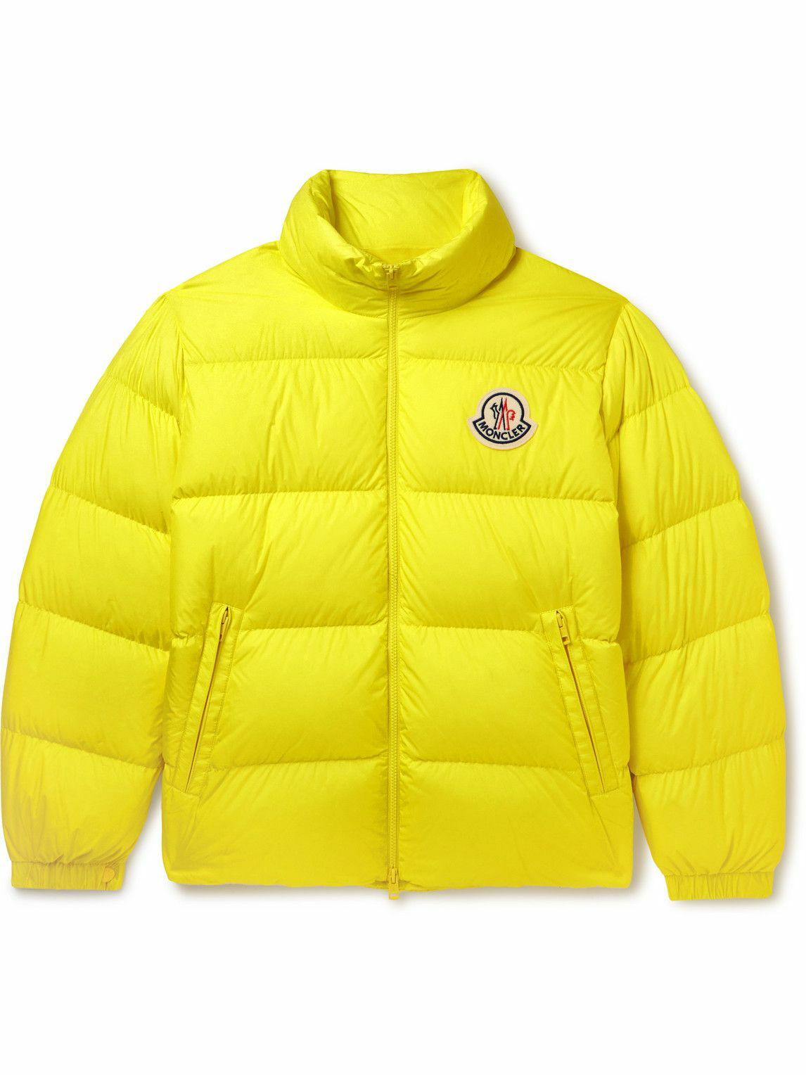 Moncler - Citala Logo-Appliquéd Quilted Shell Down Jacket - Yellow Moncler