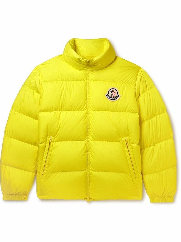 Photo: Moncler - Citala Logo-Appliquéd Quilted Shell Down Jacket - Yellow
