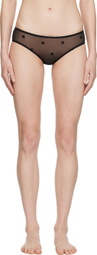 Givenchy Black Jacquard Slip Briefs