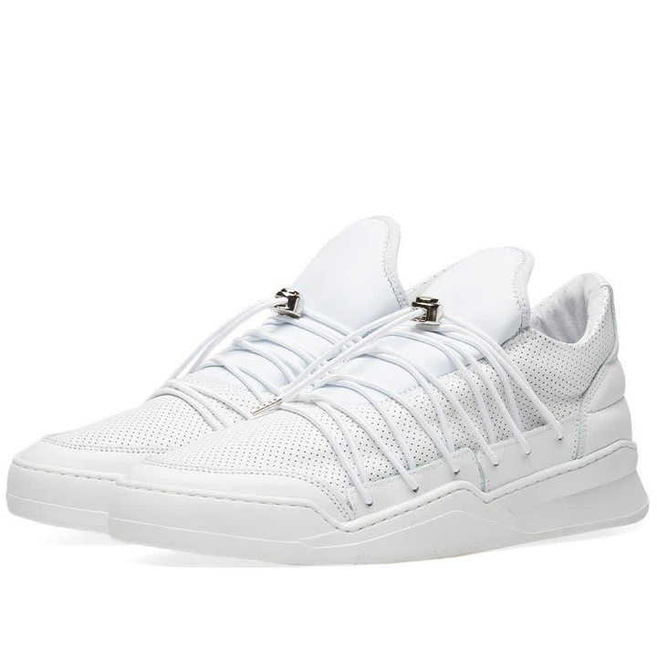 Photo: Filling Pieces Low Top Lee Sneaker White