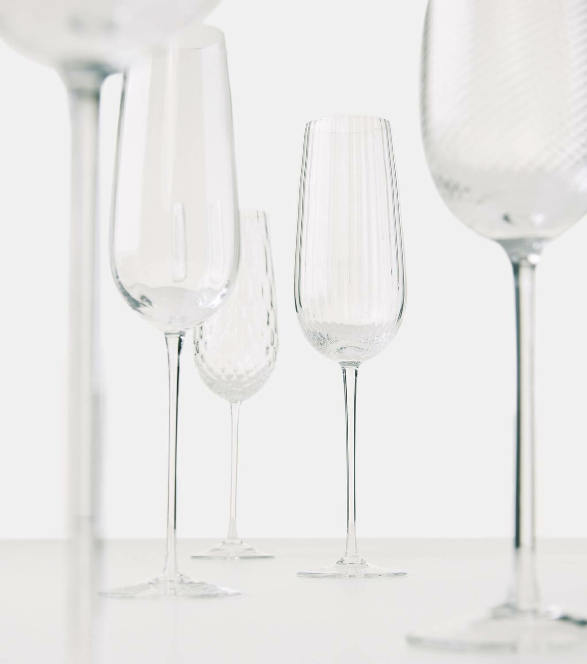 NasonMoretti Tolomeo set of 6 champagne flute glasses