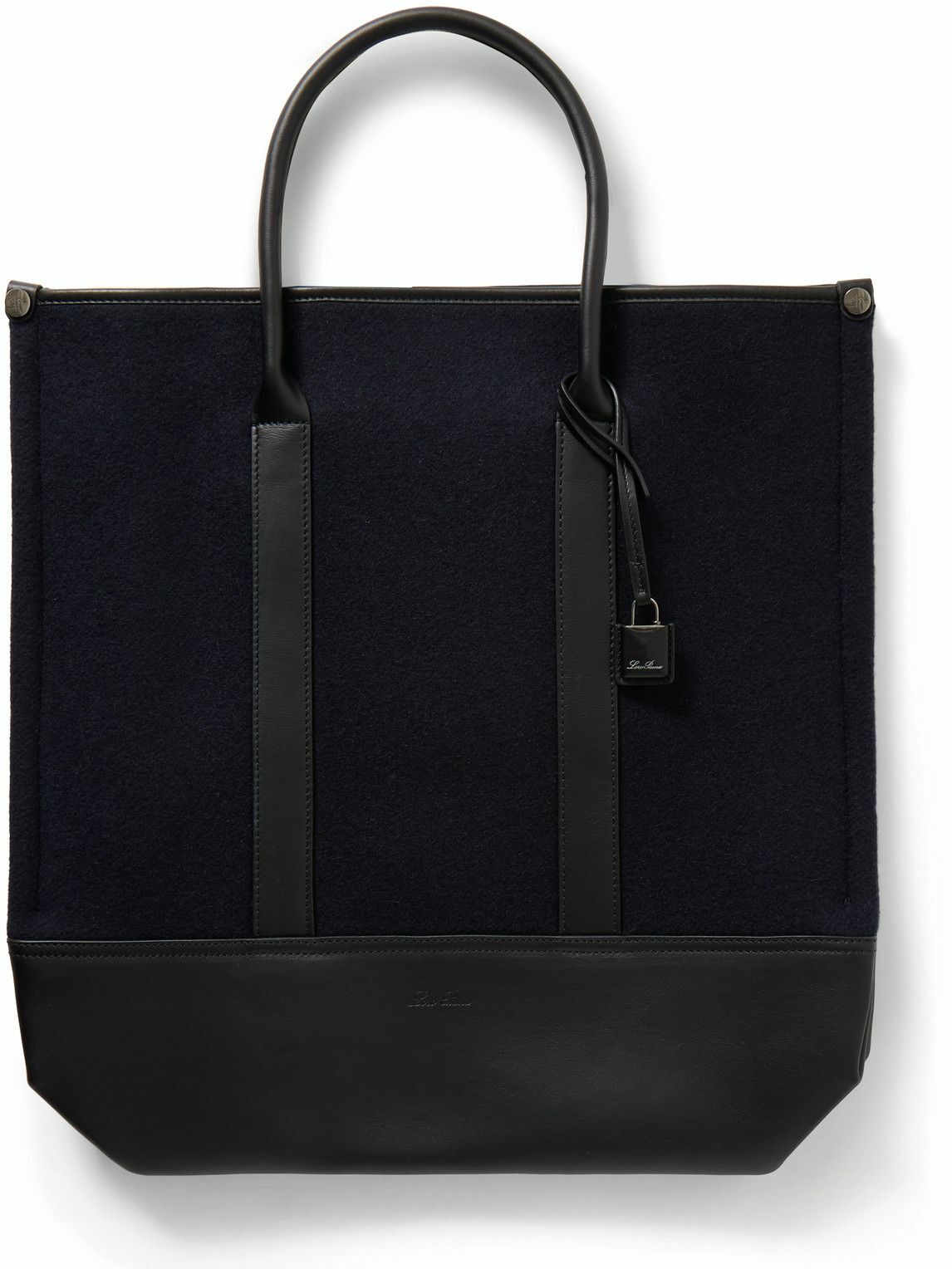 Loro Piana - Beam Small Leather-Trimmed Cashmere Tote Bag