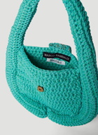Handmade Crochet Handbag in Green