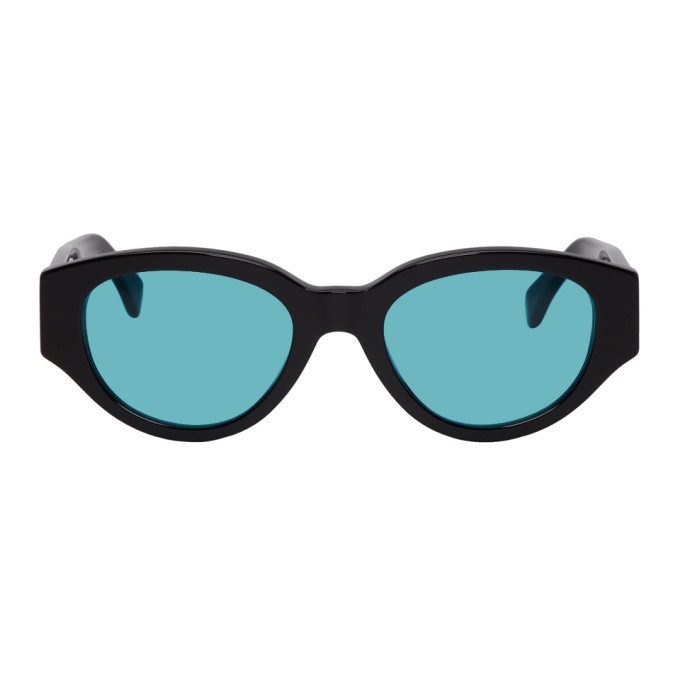 Photo: Super Black and Blue Drew Mama Sunglasses