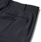 CANALI - Slim-Fit Stretch-Wool Trousers - Blue