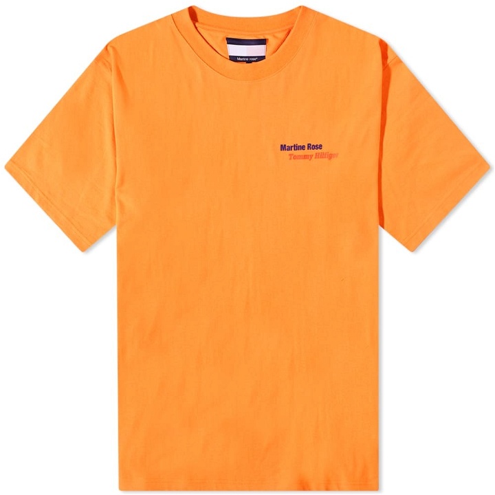 Photo: Tommy Jeans X Martine Rose Oversized T-Shirt in Mandarin Orange