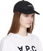 A.P.C. Black Charlie Cap