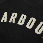Barbour Men's Prep Logo Crew Sweat in Black