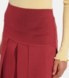 Alaïa Pleated midi skirt