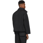 John Elliott Black High Shrunk Nylon Parachute Jacket