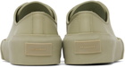 Jil Sander Green Low-Top Sneakers