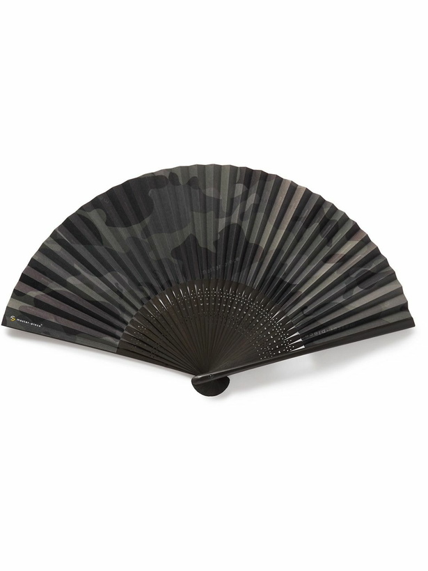 Photo: Master-Piece - Onishi Tsune Shoten Camouflage-Print Paper and Bamboo Fan