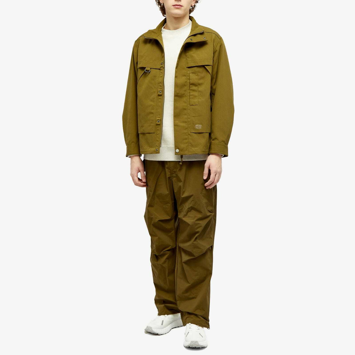 Sweat à Capuche Snow Peak TAKIBI - Vert Olive, Taille S - Aramide, Neuf