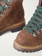 Visvim - Whymper Folk Distressed Leather Lace-Up Boots - Brown