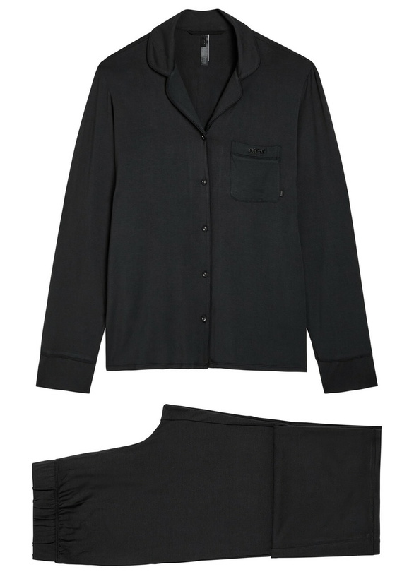 Photo: Skims Jersey Pyjama set Black